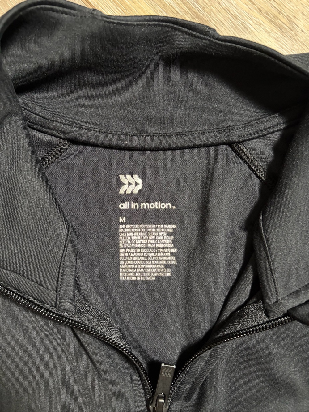 All In Motion Black Full Zip Jacket - Picture 5 of 10